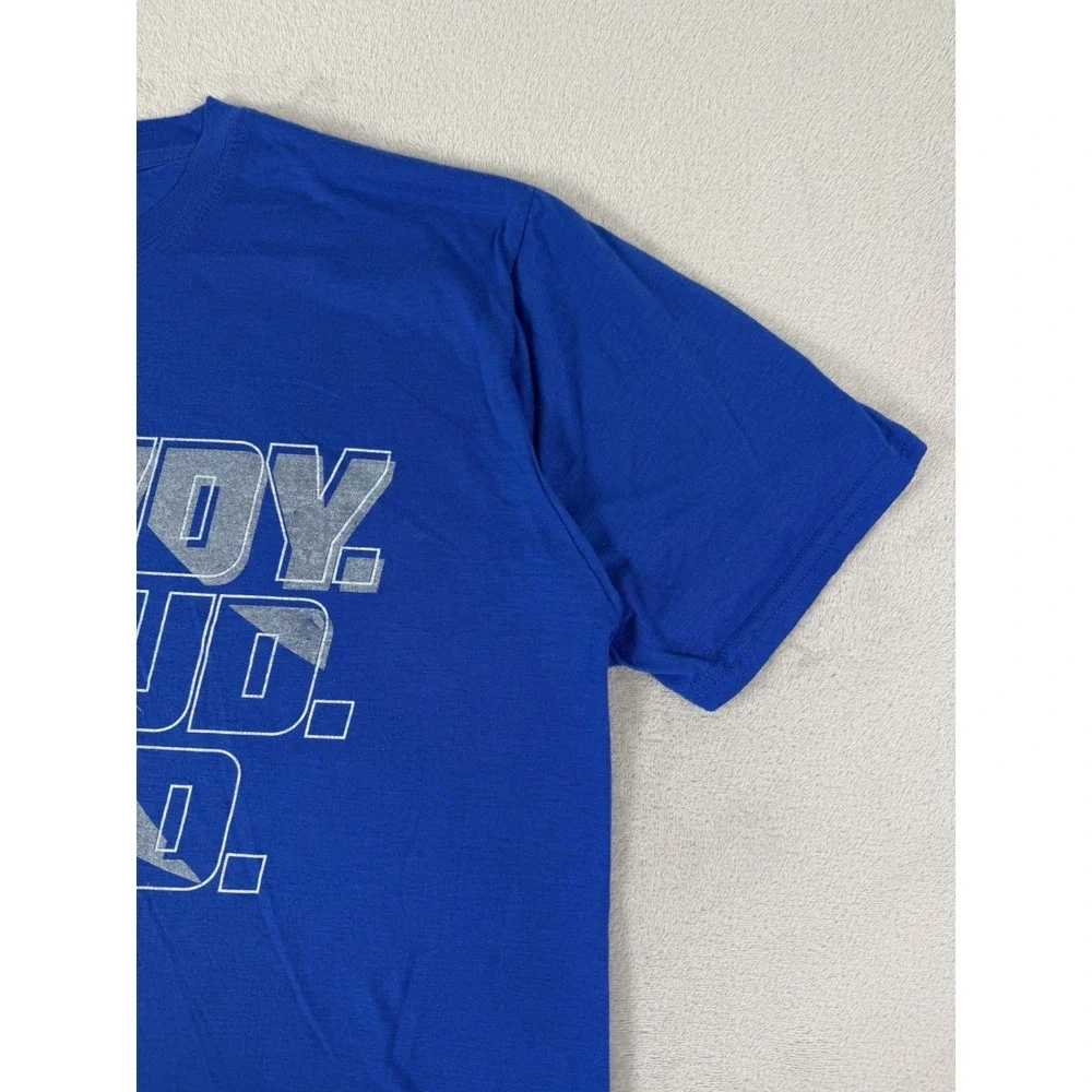 Dallas Mavericks Rowdy Proud Loud Special Edition T Shirt Men's XL Blue NBA